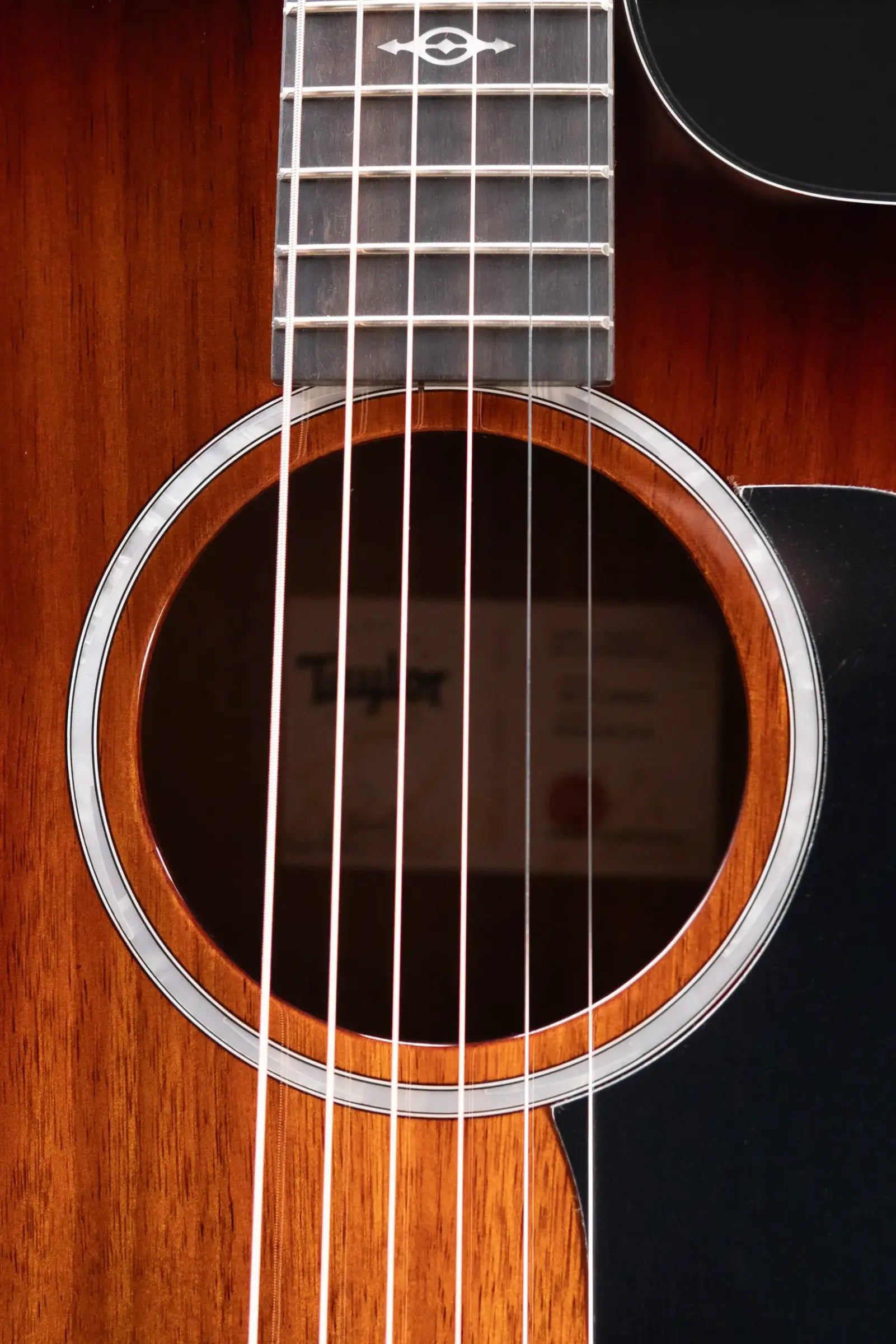 Taylor 224ce-K DLX Grand Auditorium Acoustic/Electric Guitar - Shaded Edgeburst with Hardshell Case