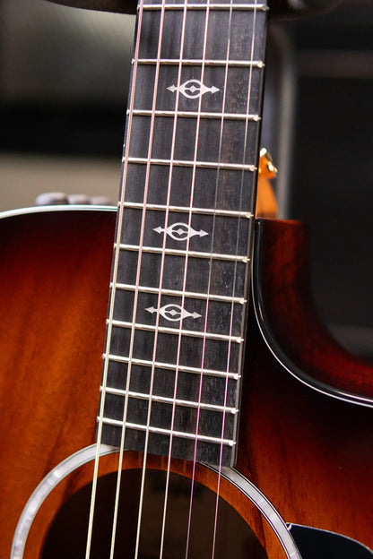 Taylor 224ce-K DLX Grand Auditorium Acoustic/Electric Guitar - Shaded Edgeburst with Hardshell Case - Floor Model Demo