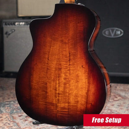 Taylor 224ce-K DLX Grand Auditorium Acoustic/Electric Guitar with Hardshell Case - Display Model