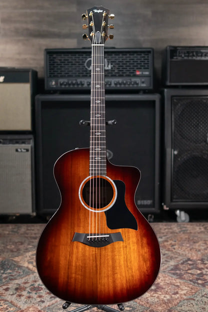 Taylor 224ce-K DLX Grand Auditorium Acoustic/Electric Guitar with Hardshell Case - Display Model