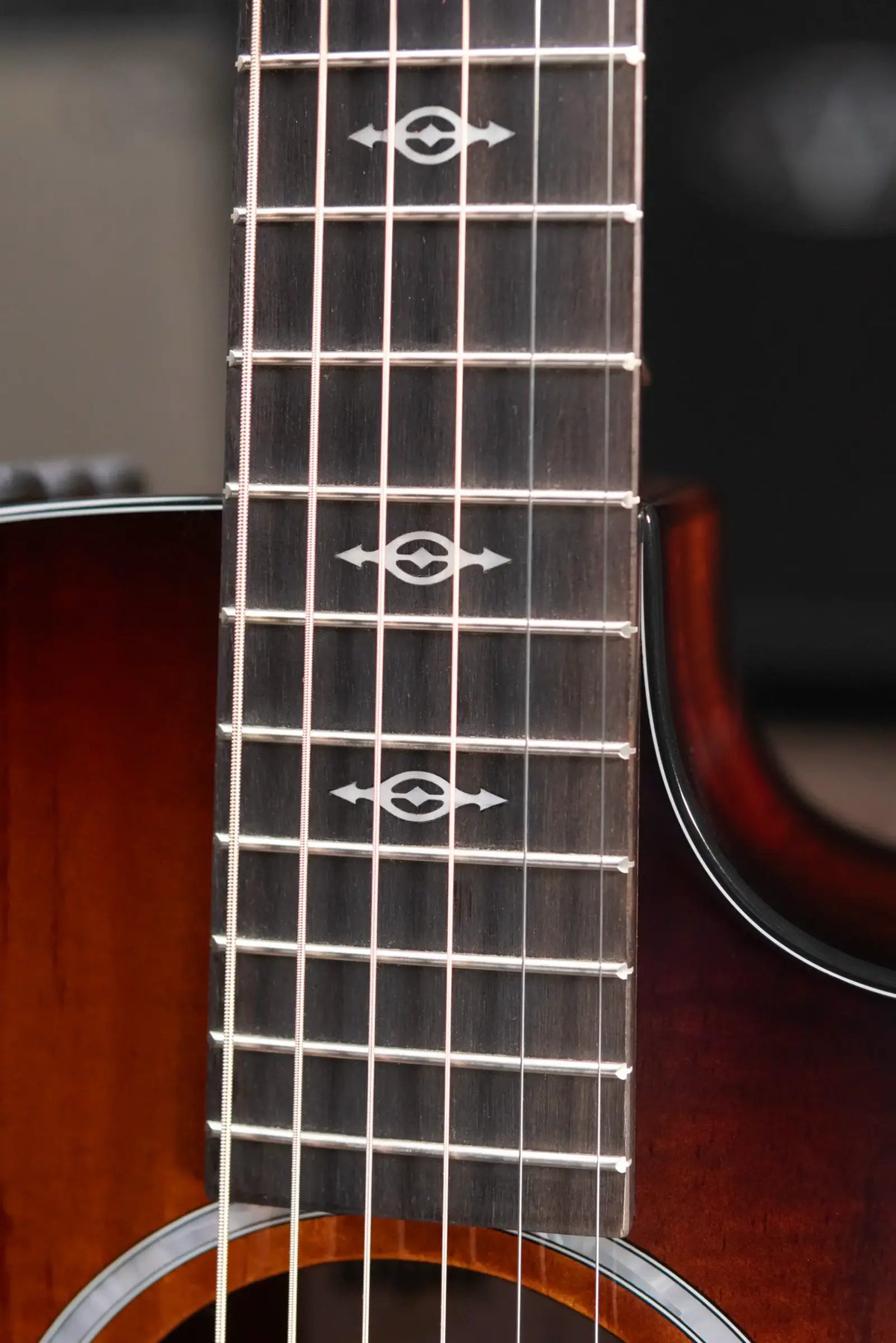 Taylor 224ce-K DLX Grand Auditorium Acoustic/Electric Guitar with Hardshell Case - Display Model