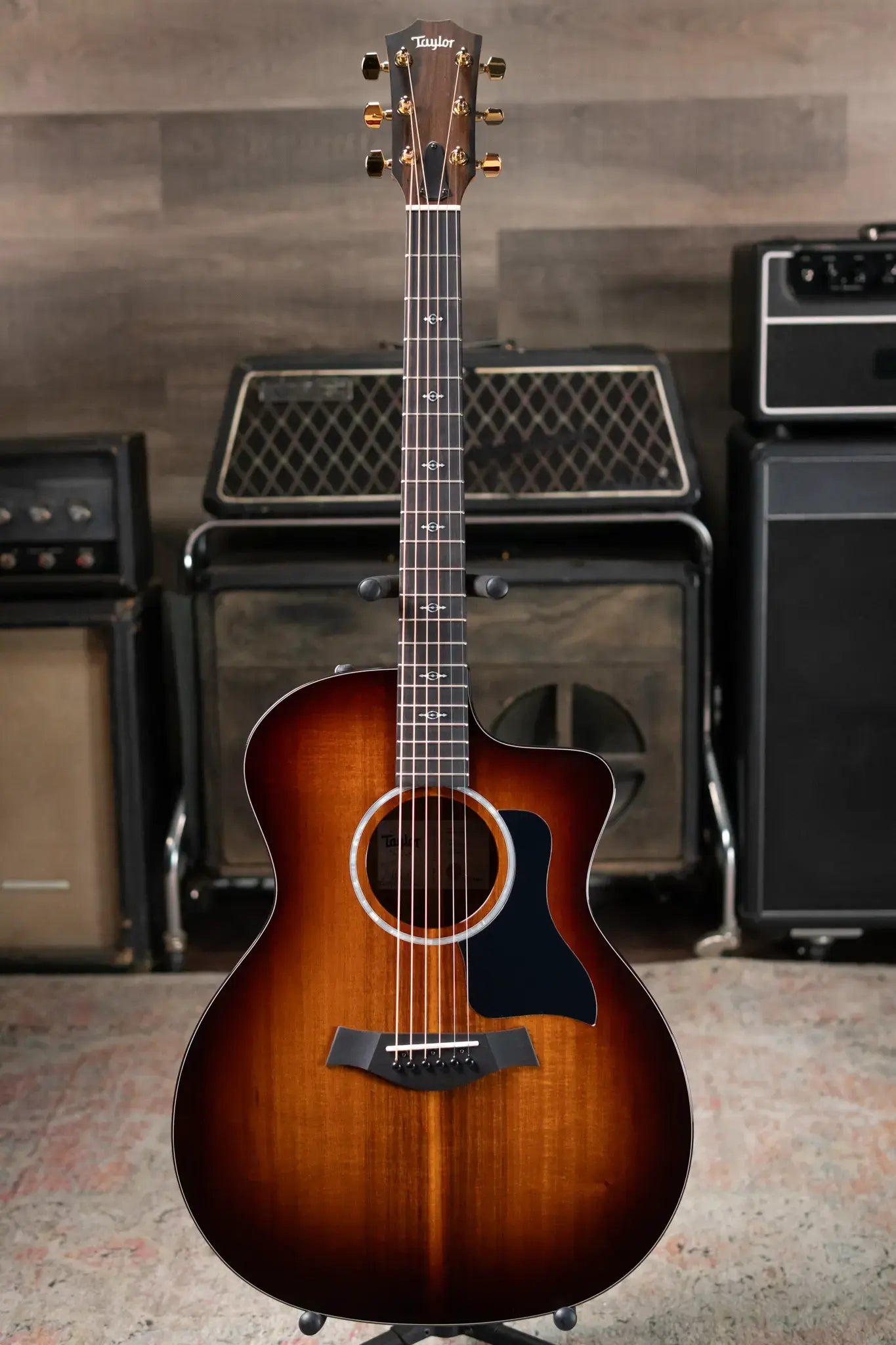 Taylor 224ce-K DLX Grand Auditorium Acoustic/Electric with Hardshell Case