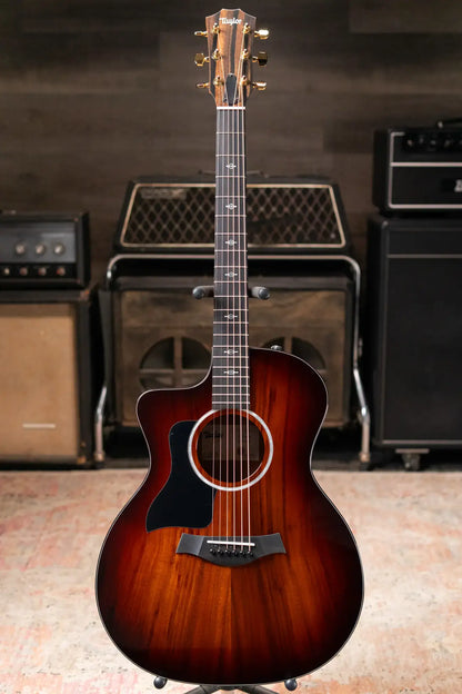 Taylor 224ce-K DLX Left-Handed Grand Auditorium Acoustic/Electric Guitar with Hardshell Case