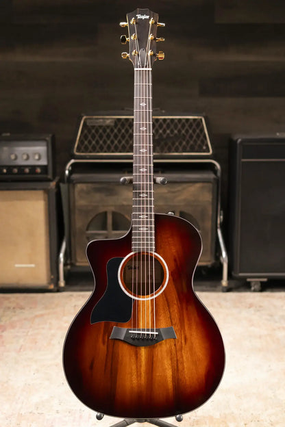Taylor 224ce-K DLX Left-Handed Grand Auditorium Acoustic/Electric Guitar with Hardshell Case