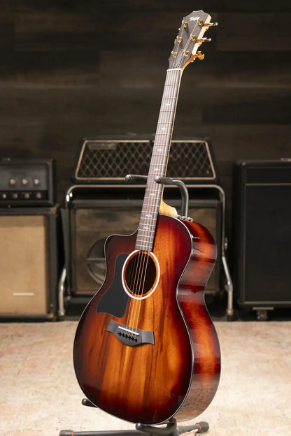 Taylor 224ce-K DLX Left-Handed Grand Auditorium Acoustic/Electric Guitar with Hardshell Case