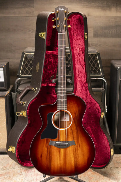 Taylor 224ce-K DLX Left-Handed Grand Auditorium Acoustic/Electric Guitar with Hardshell Case