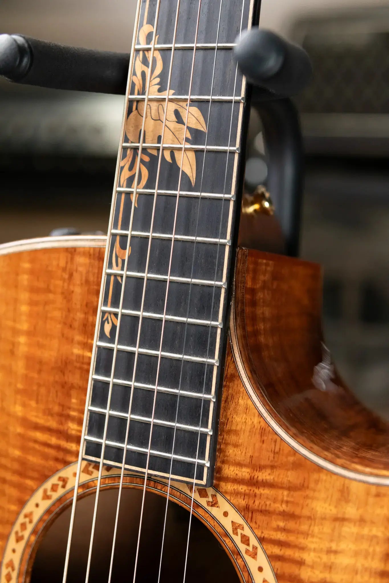 Taylor Custom Shop Catch C28ce #29 Grand Orchestra Acoustic/Electric - AA Koa with Hardshell Case - Floor Model Demo