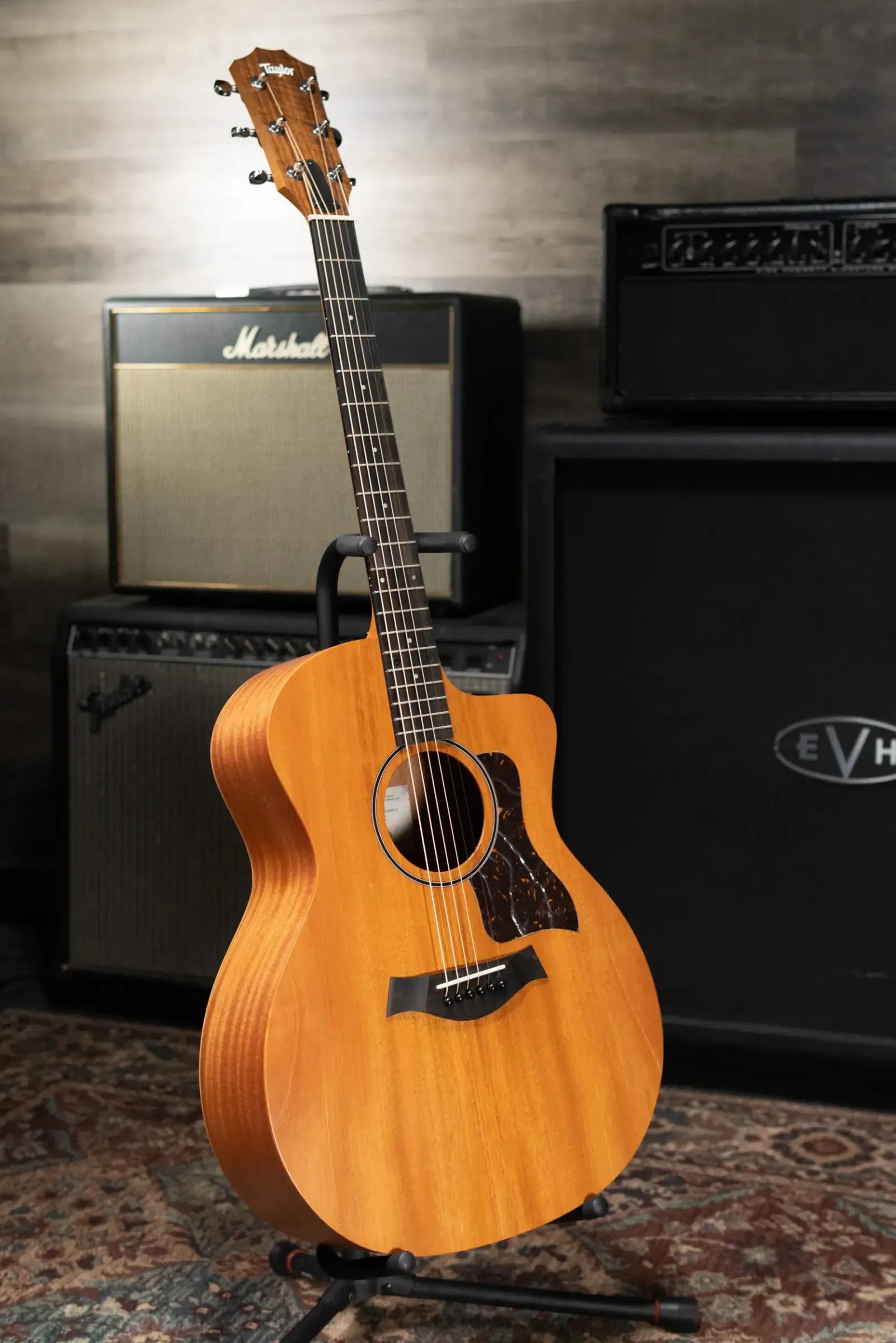 Taylor 24ce Grand Auditorium Acoustic-Electric Guitar with Gig Bag - Floor Demo