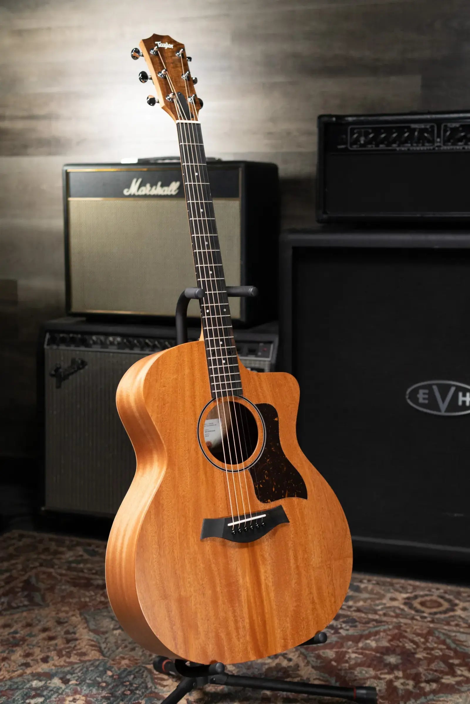 Taylor 24ce Grand Auditorium Acoustic-Electric Guitar with Gig Bag - Floor Demo