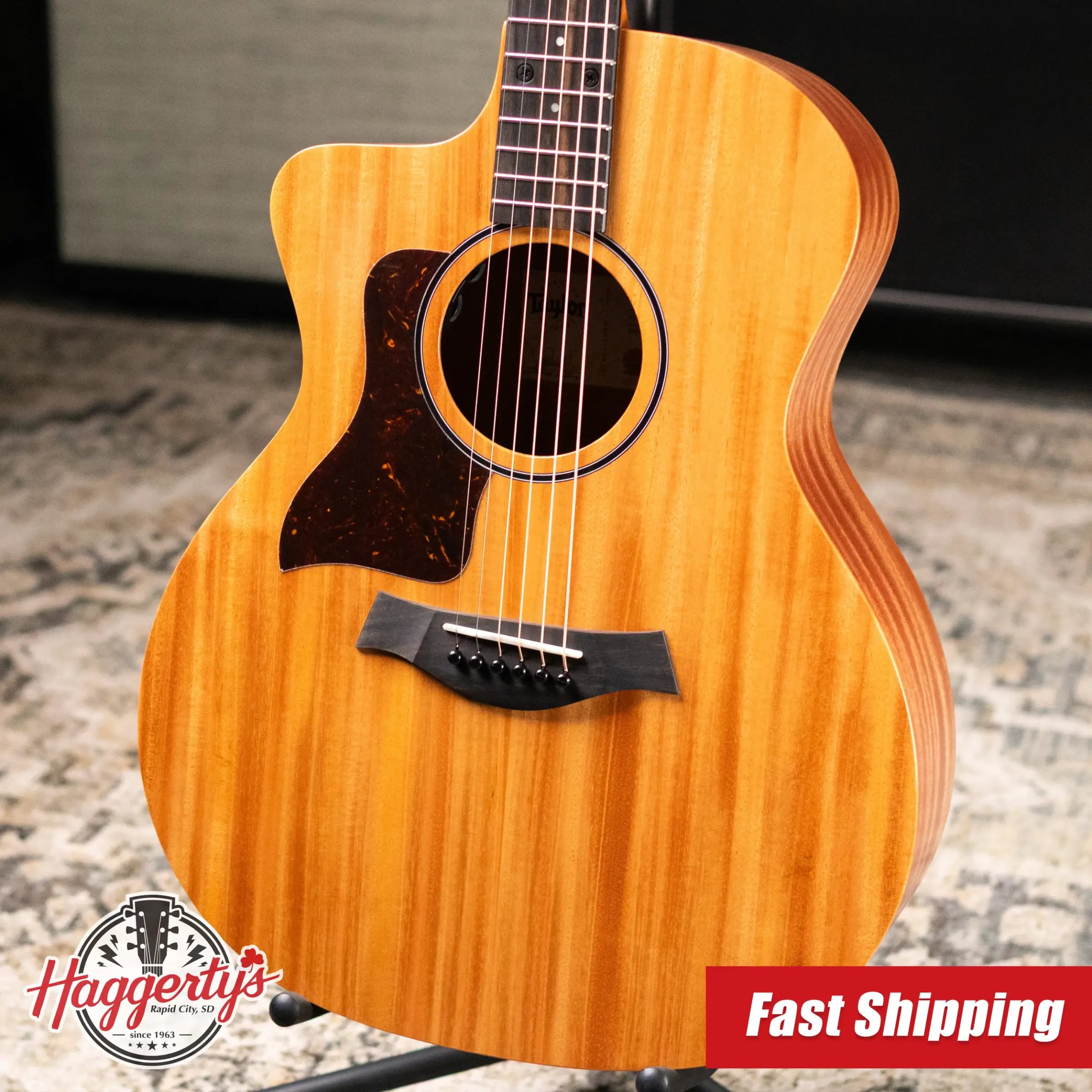 Taylor 24ce Left-Handed Grand Auditorium Acoustic/Electric Guitar with Gig Bag