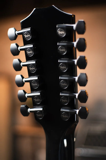Taylor 250ce-BLK Plus 12-String Acoustic/Electric with Aerocase - Factory Demo