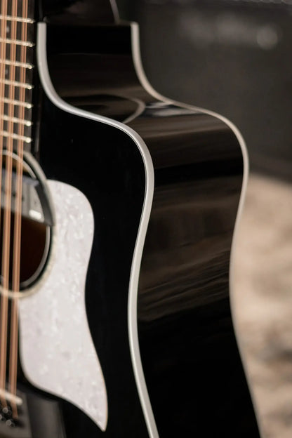 Taylor 250ce Plus BLK Bajo Quinto Acoustic/Electric Guitar - Black with Aerocase - Factory Demo