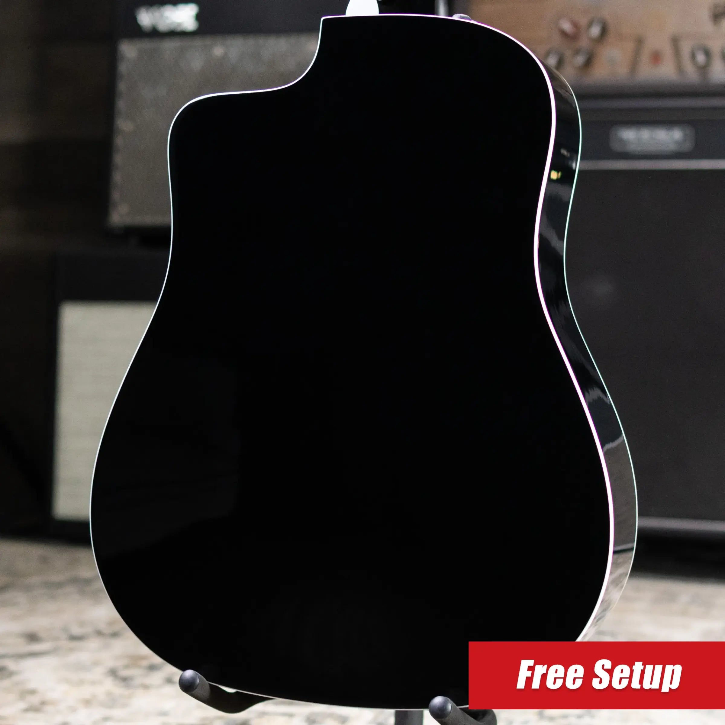 Taylor 250ce Plus BLK Doce Doble Acoustic/Electric Guitar - Black with Aerocase - Factory Demo