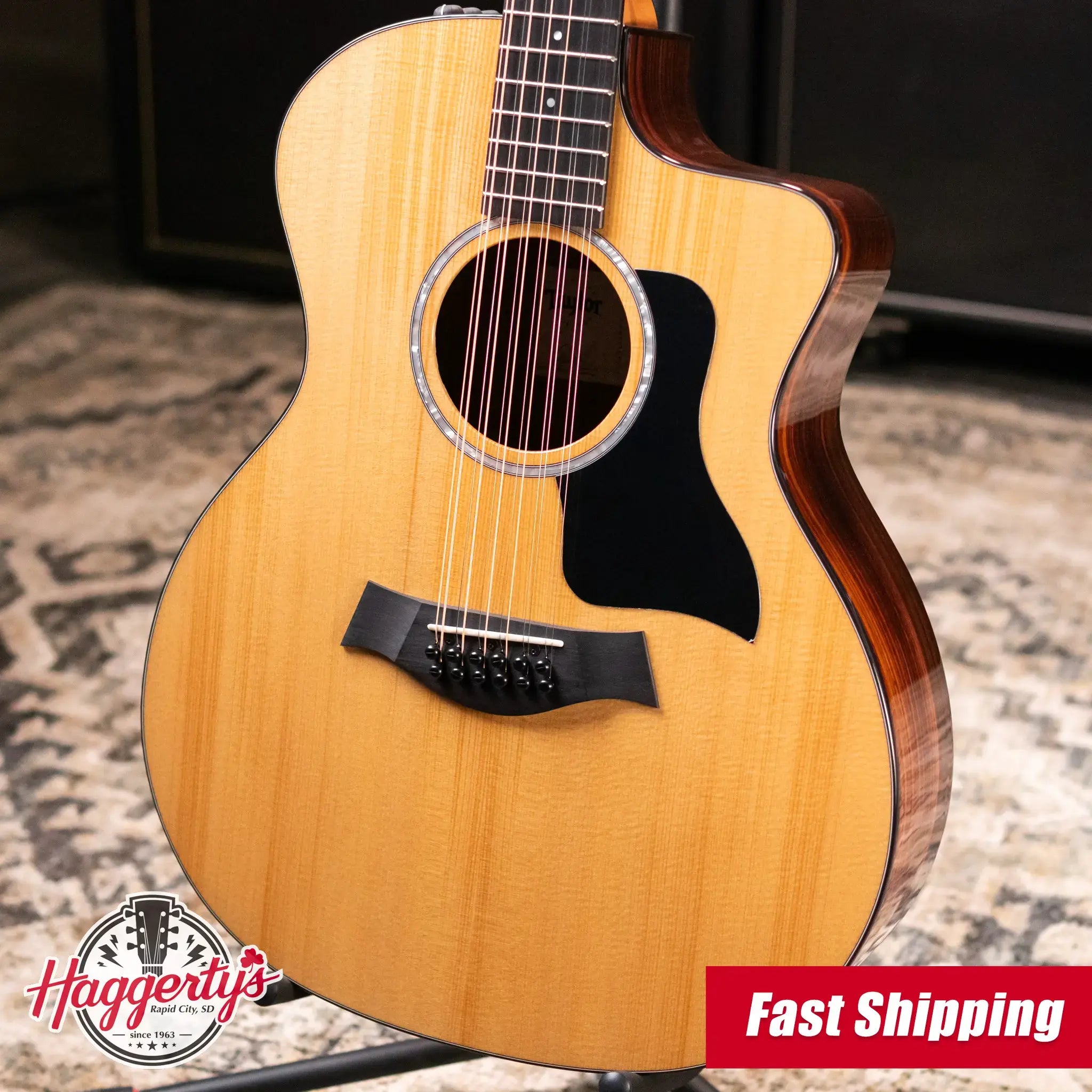 Taylor 254ce Plus 12-String Grand Auditorium Acoustic/Electric Guitar with Aerocase