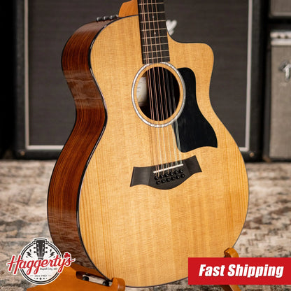 Taylor 254ce Plus 12-String Grand Auditorium Acoustic/Electric Guitar with Aerocase