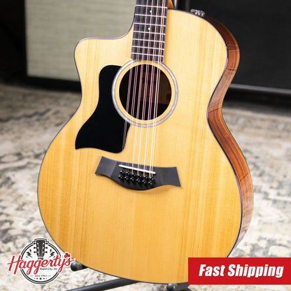 Taylor 254ce Plus Left-Hand 12-String Grand Auditorium Acoustic/Electric Guitar with Aerocase