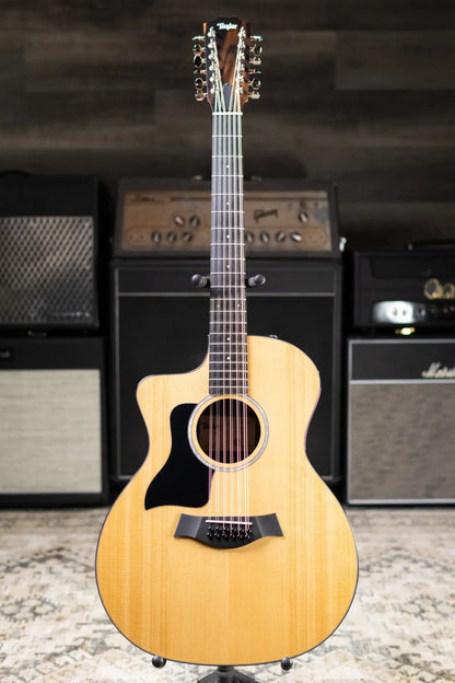 Taylor 254ce Plus Left-Hand 12-String Grand Auditorium Acoustic/Electric Guitar with Aerocase