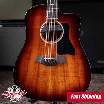 Taylor 260ce-K DLX Bajo Quinto Acoustic/Electric Guitar with Hardshell Case