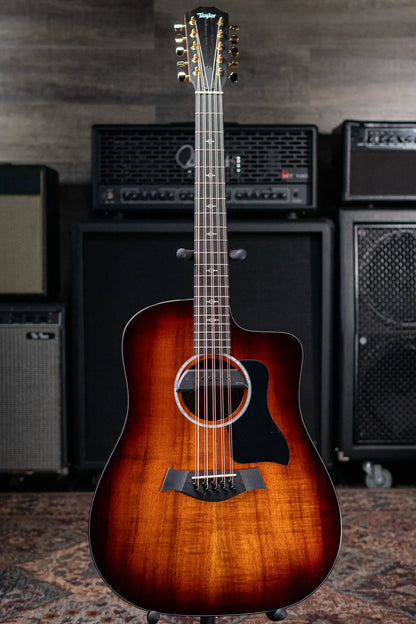 Taylor 260ce-K DLX Bajo Quinto Acoustic/Electric Guitar with Hardshell Case