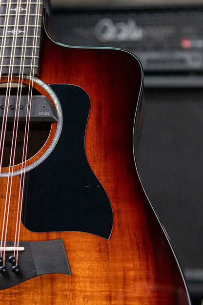 Taylor 260ce-K DLX Bajo Quinto Acoustic/Electric Guitar with Hardshell Case
