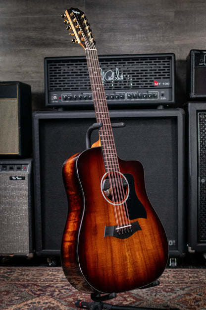 Taylor 260ce-K DLX Bajo Quinto Acoustic/Electric Guitar with Hardshell Case