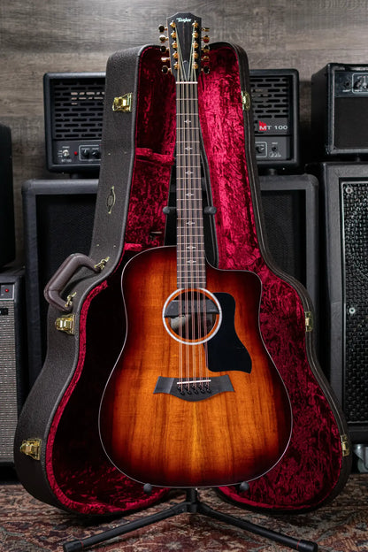Taylor 260ce-K DLX Bajo Quinto Acoustic/Electric Guitar with Hardshell Case
