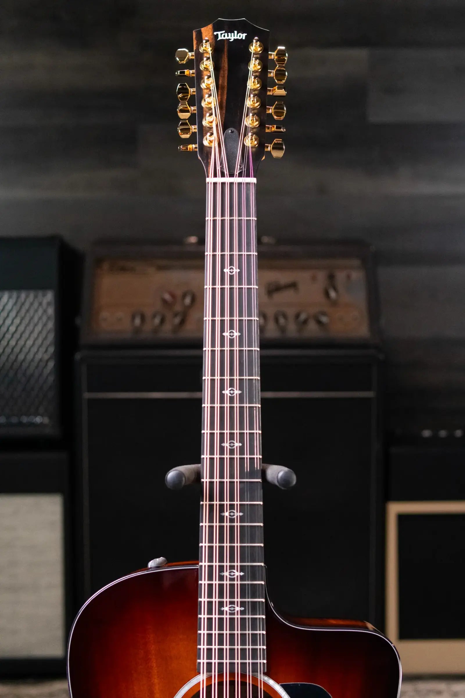 Taylor 260ce-K DLX Doce Doble Acoustic/Electric Guitar with Hardshell Case - Factory Demo