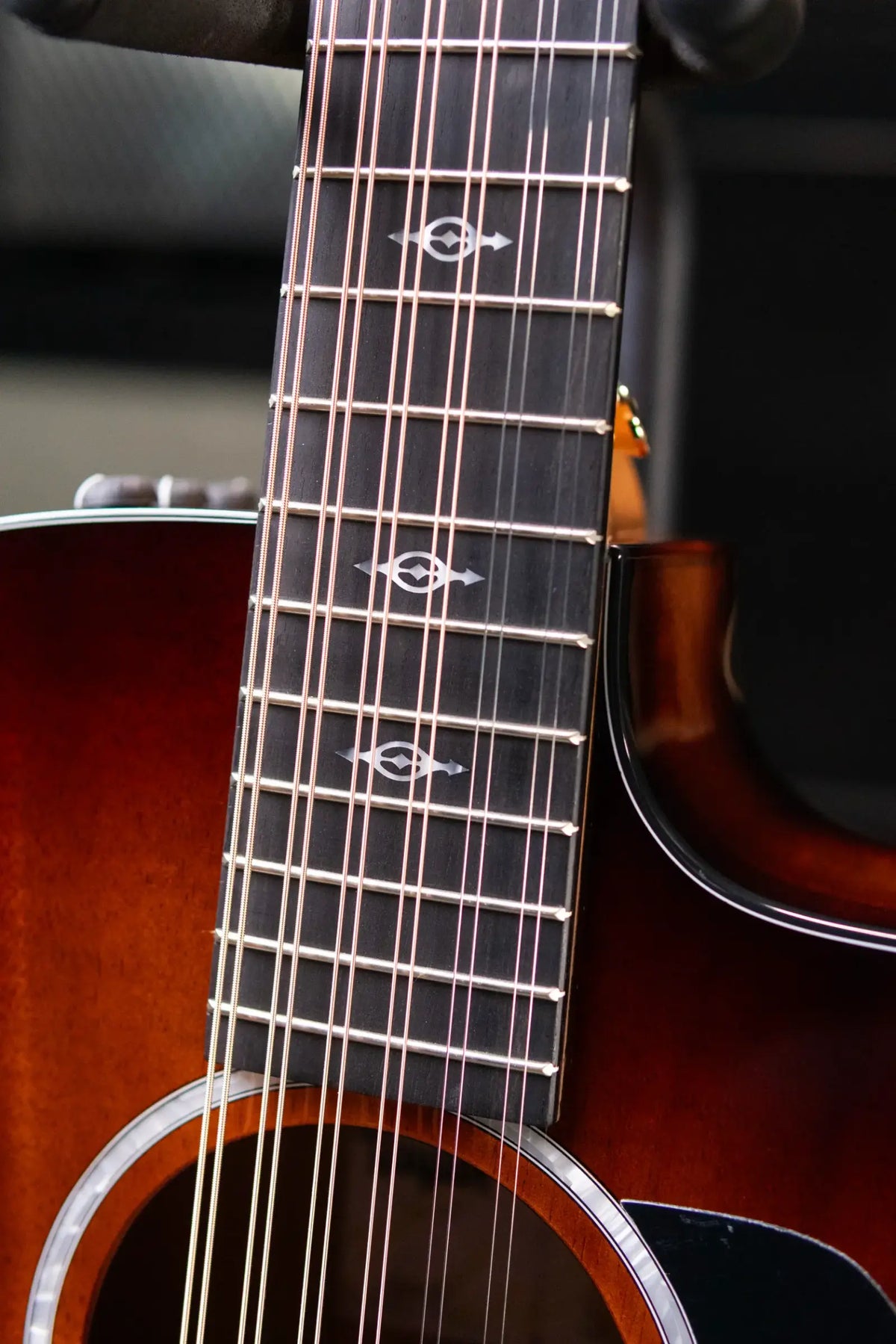 Taylor 260ce-K DLX Doce Doble Acoustic/Electric Guitar with Hardshell Case - Factory Demo
