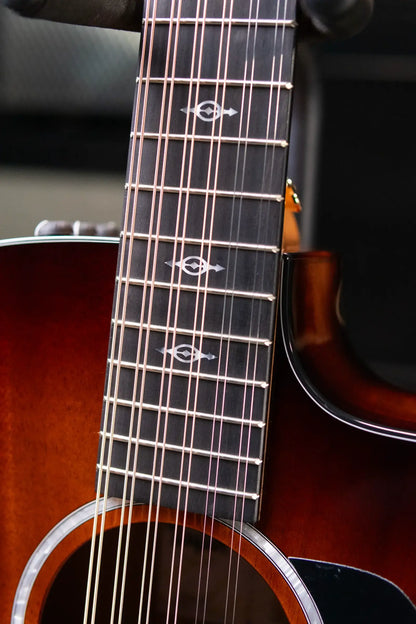 Taylor 260ce-K DLX Doce Doble Acoustic/Electric Guitar with Hardshell Case - Factory Demo