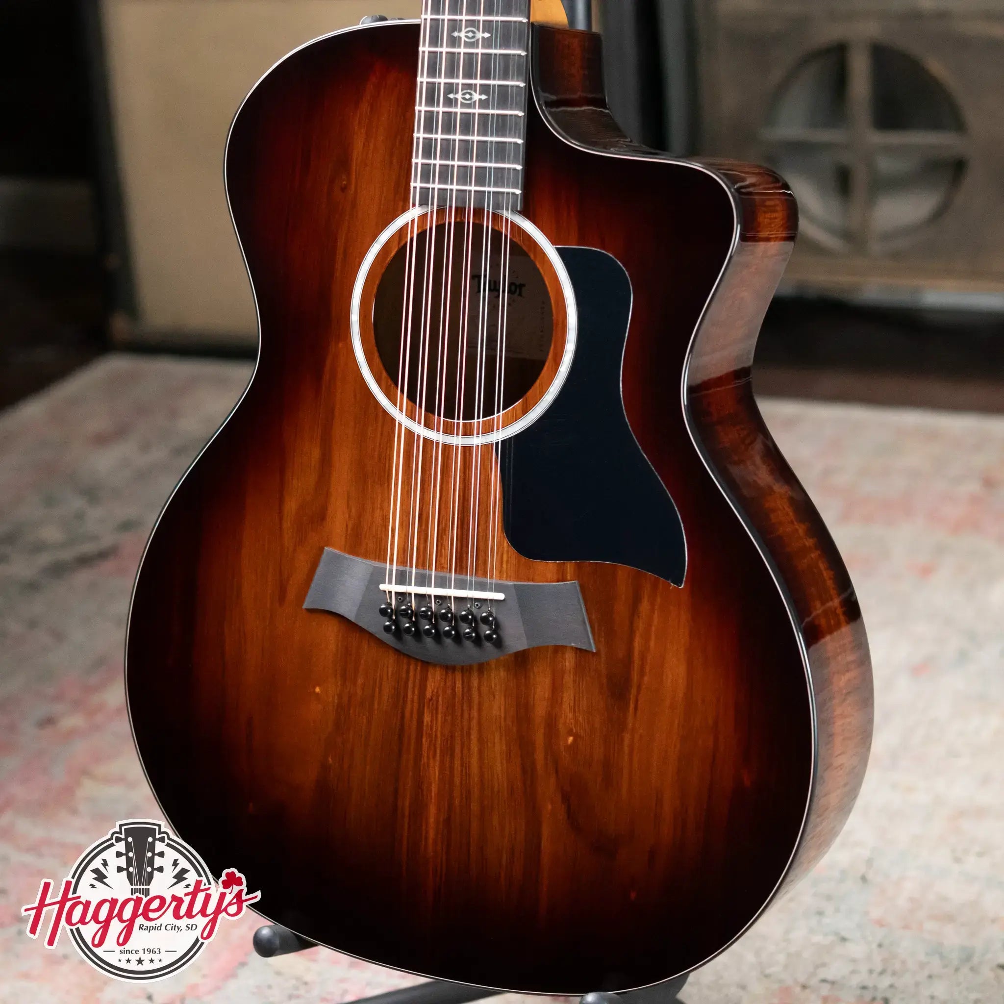 Taylor 264ce-K DLX 12-String Grand Auditorium Acoustic/Electric Guitar with Hardshell Case