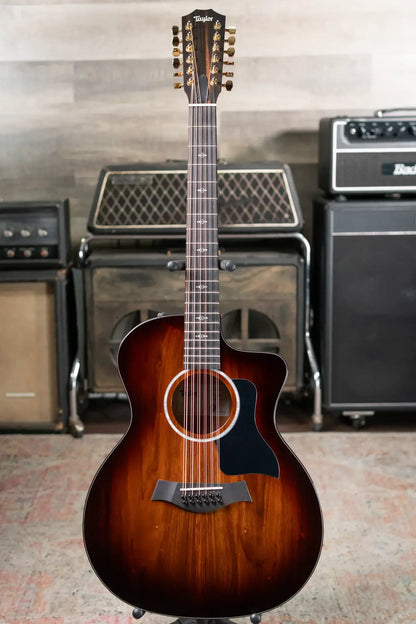 Taylor 264ce-K DLX 12-String Grand Auditorium Acoustic/Electric Guitar with Hardshell Case