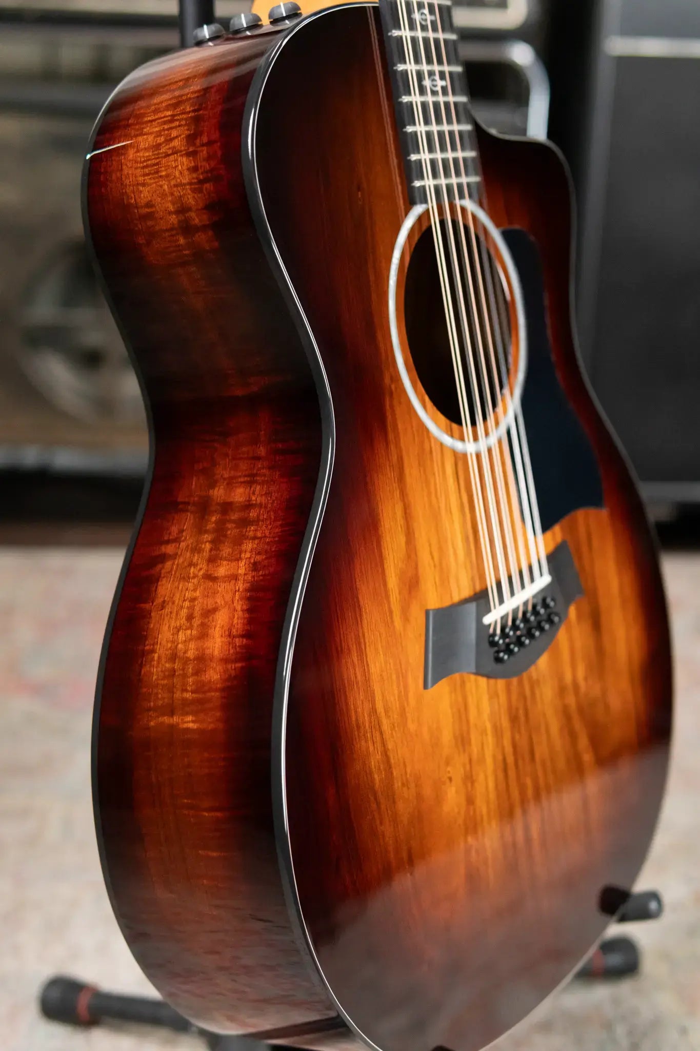 Taylor 264ce-K DLX 12-String Grand Auditorium Acoustic/Electric Guitar with Hardshell Case