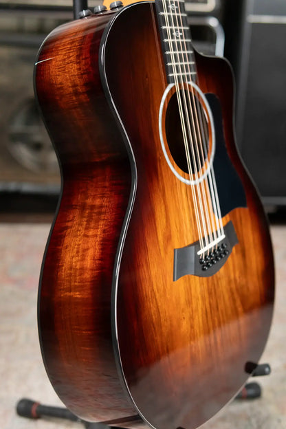 Taylor 264ce-K DLX 12-String Grand Auditorium Acoustic/Electric Guitar with Hardshell Case