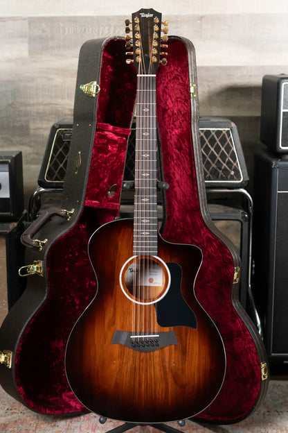 Taylor 264ce-K DLX 12-String Grand Auditorium Acoustic/Electric Guitar with Hardshell Case