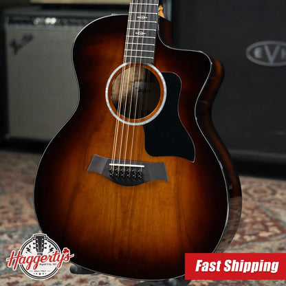 Taylor 264ce-K DLX 12-String Grand Auditorium Acoustic/Electric Guitar with Hardshell Case - Factory Demo