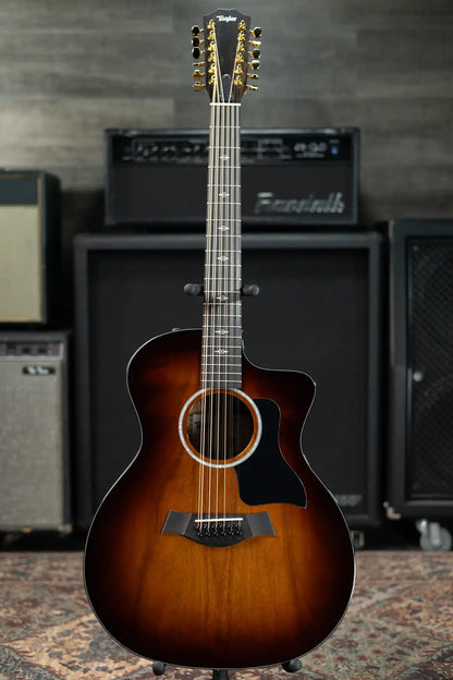 Taylor 264ce-K DLX 12-String Grand Auditorium Acoustic/Electric Guitar with Hardshell Case - Factory Demo