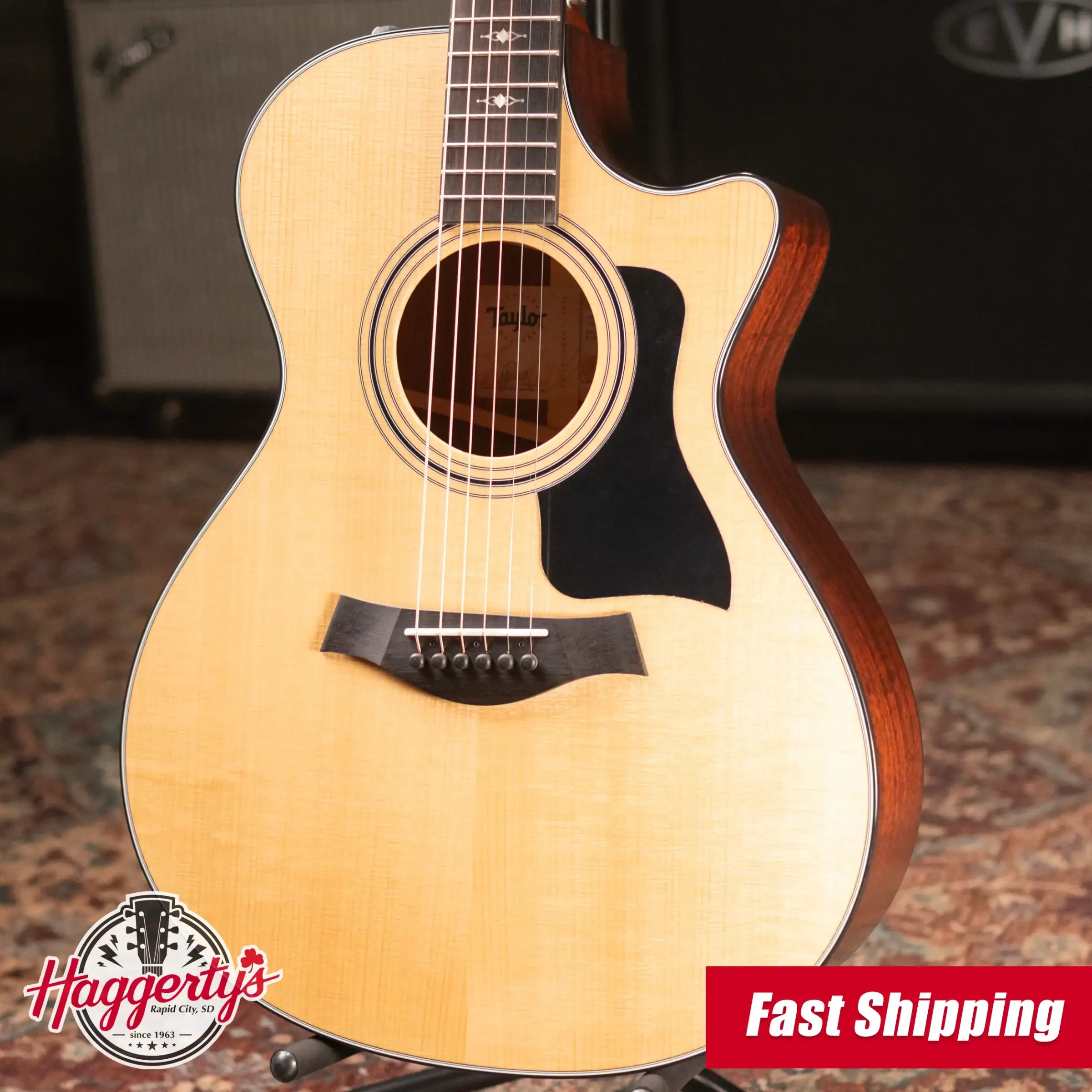 Taylor 312ce Grand Concert Acoustic/Electric Guitar with Hardshell Case - Used