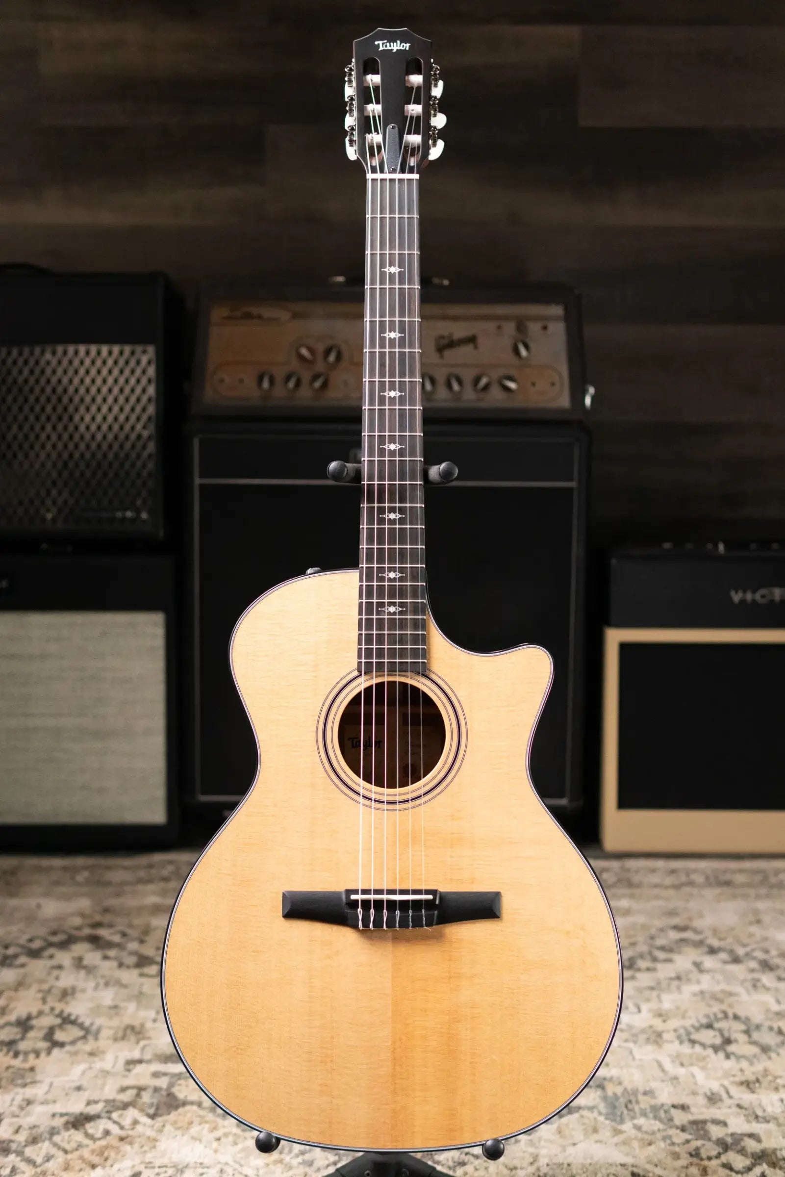Taylor 314ce-N Grand Auditorium Nylon Acoustic/Electric Guitar with Hardshell Case