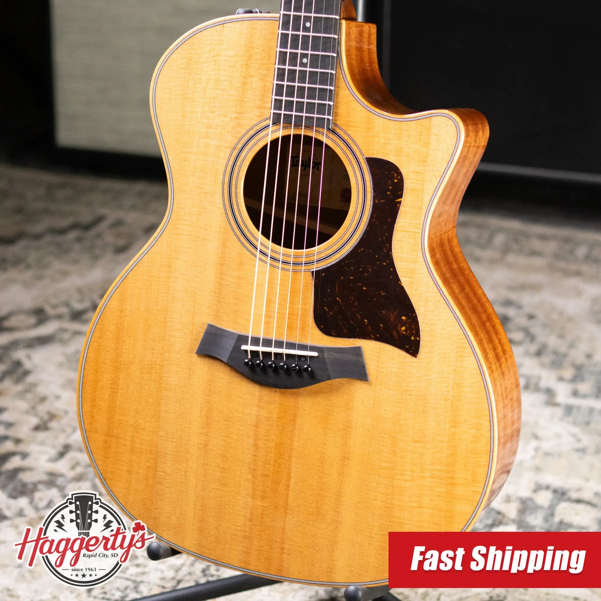 Taylor 314ce Studio Grand Auditorium Acoustic/Electric Guitar - Natural with Gig Bag