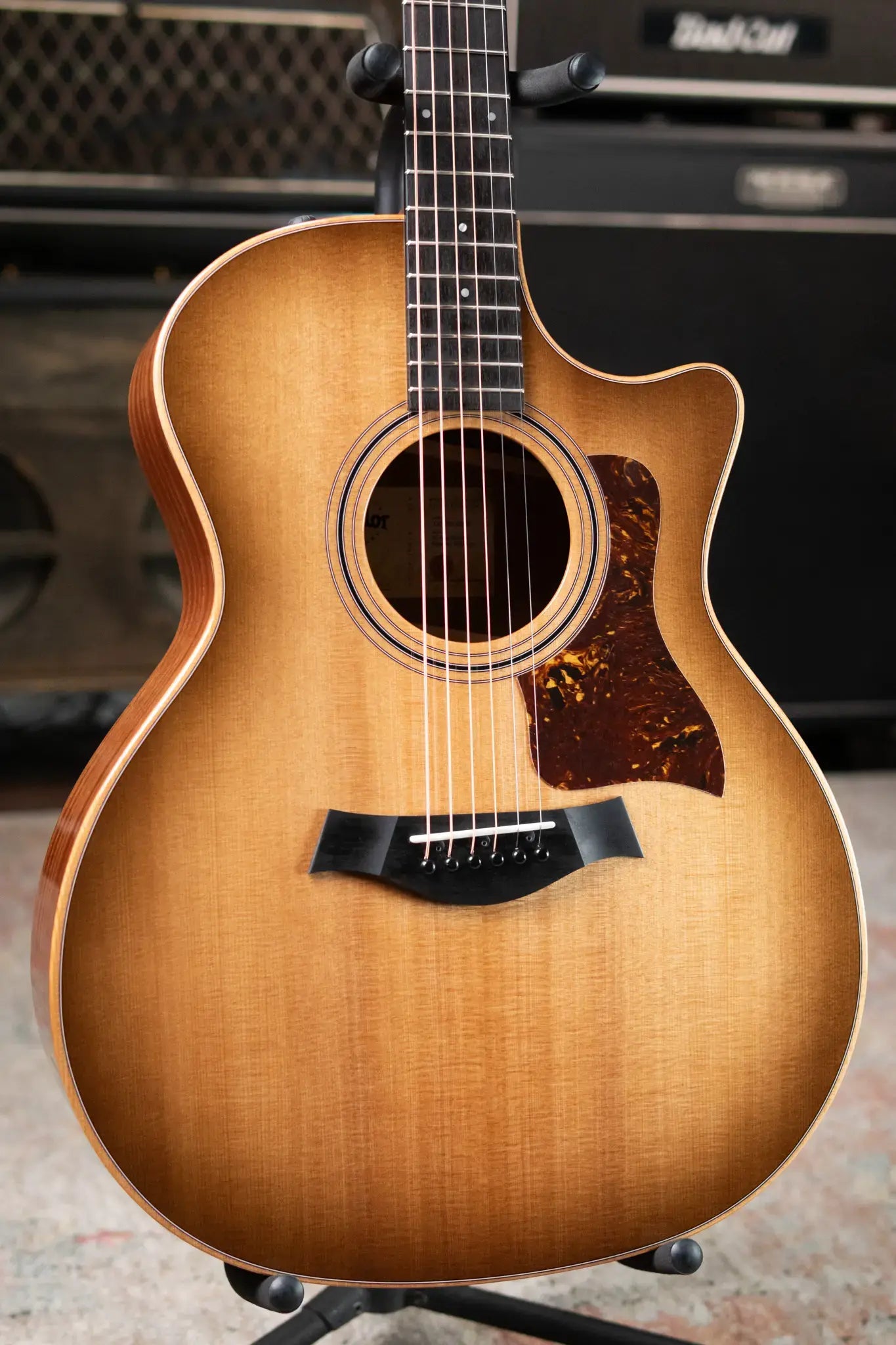 Taylor 314ce Studio Special Edition Grand Auditorium Acoustic/Electric - Shaded Edge Burst with Gig Bag