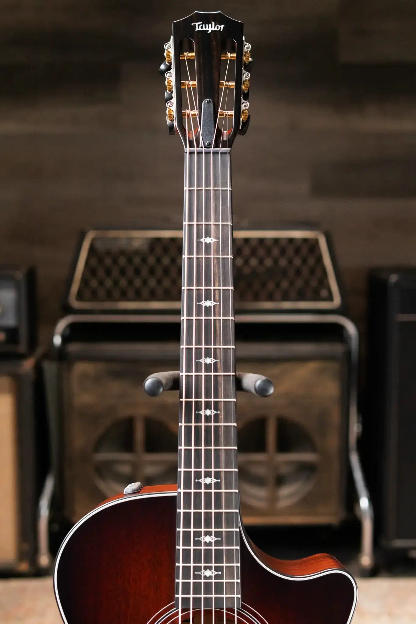 Taylor 322ce 12-Fret Grand Concert Acoustic/Electric Guitar - Shaded Edge Burst with Hardshell Case
