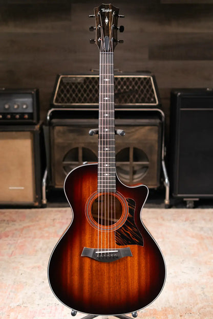 Taylor 322ce Grand Concert Acoustic/Electric Guitar - Shaded Edge Burst with Hardshell Case
