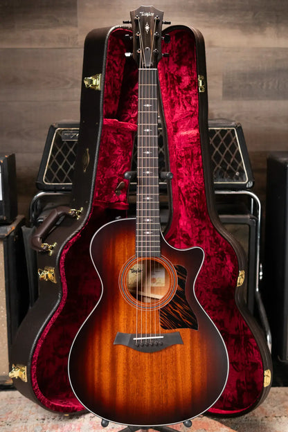 Taylor 322ce Grand Concert Acoustic/Electric Guitar - Shaded Edge Burst with Hardshell Case