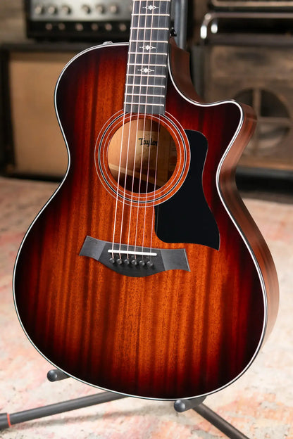 Taylor 322ce Grand Concert Acoustic-Electric Guitar, Shaded Edge Burst with Hardshell Case - Used