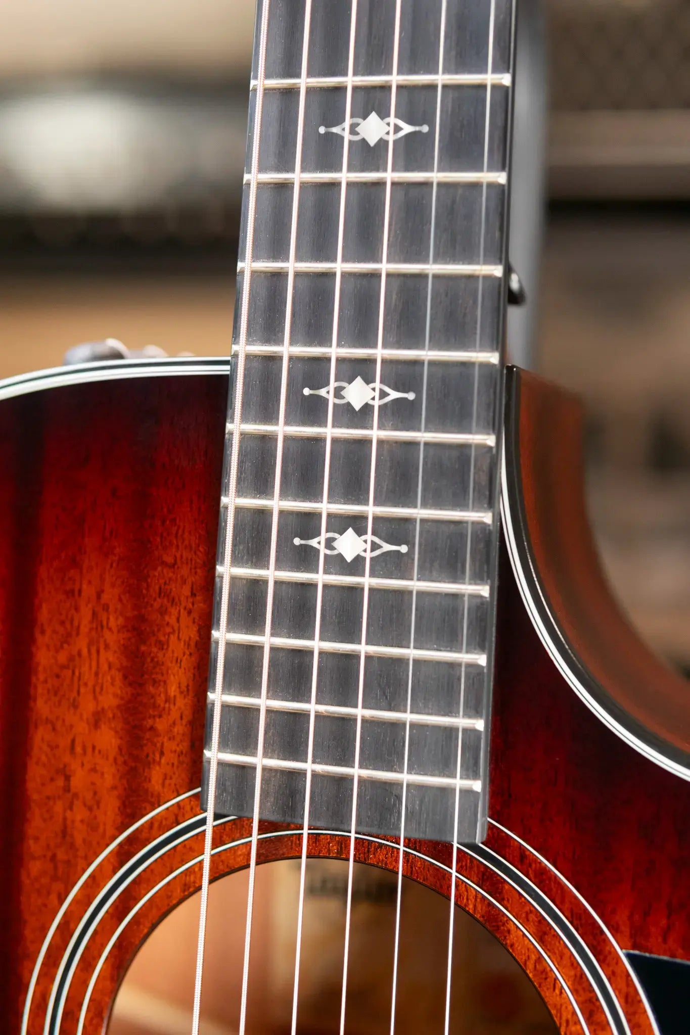 Taylor 322ce Grand Concert Acoustic-Electric Guitar, Shaded Edge Burst with Hardshell Case - Used