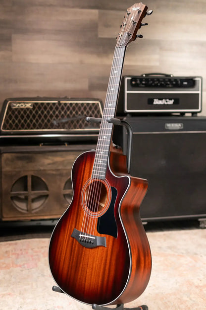 Taylor 322ce Grand Concert Acoustic-Electric Guitar, Shaded Edge Burst with Hardshell Case - Used