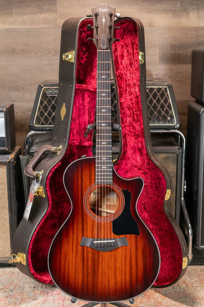 Taylor 322ce Grand Concert Acoustic-Electric Guitar, Shaded Edge Burst with Hardshell Case - Used