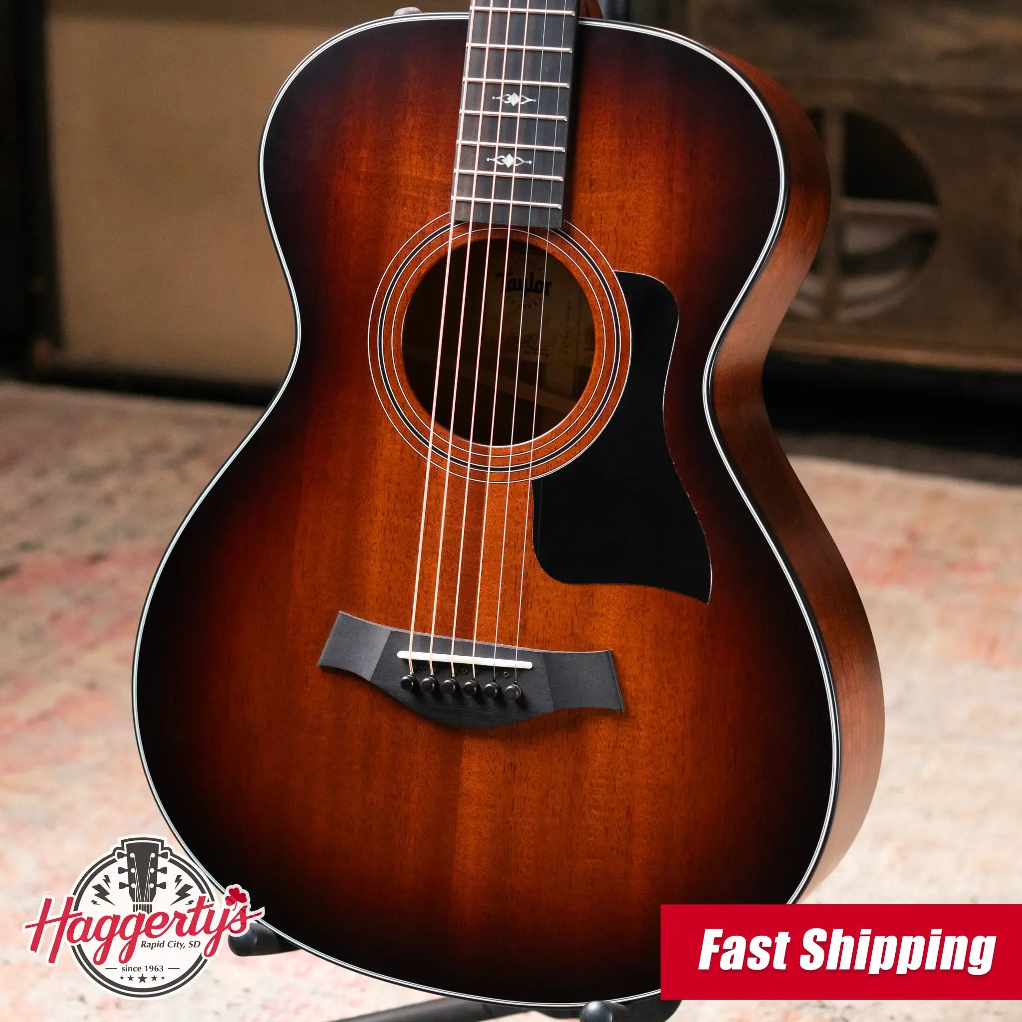 Taylor 322e 12-Fret Grand Concert Acoustic/Electric Guitar with Hardshell Case - Used