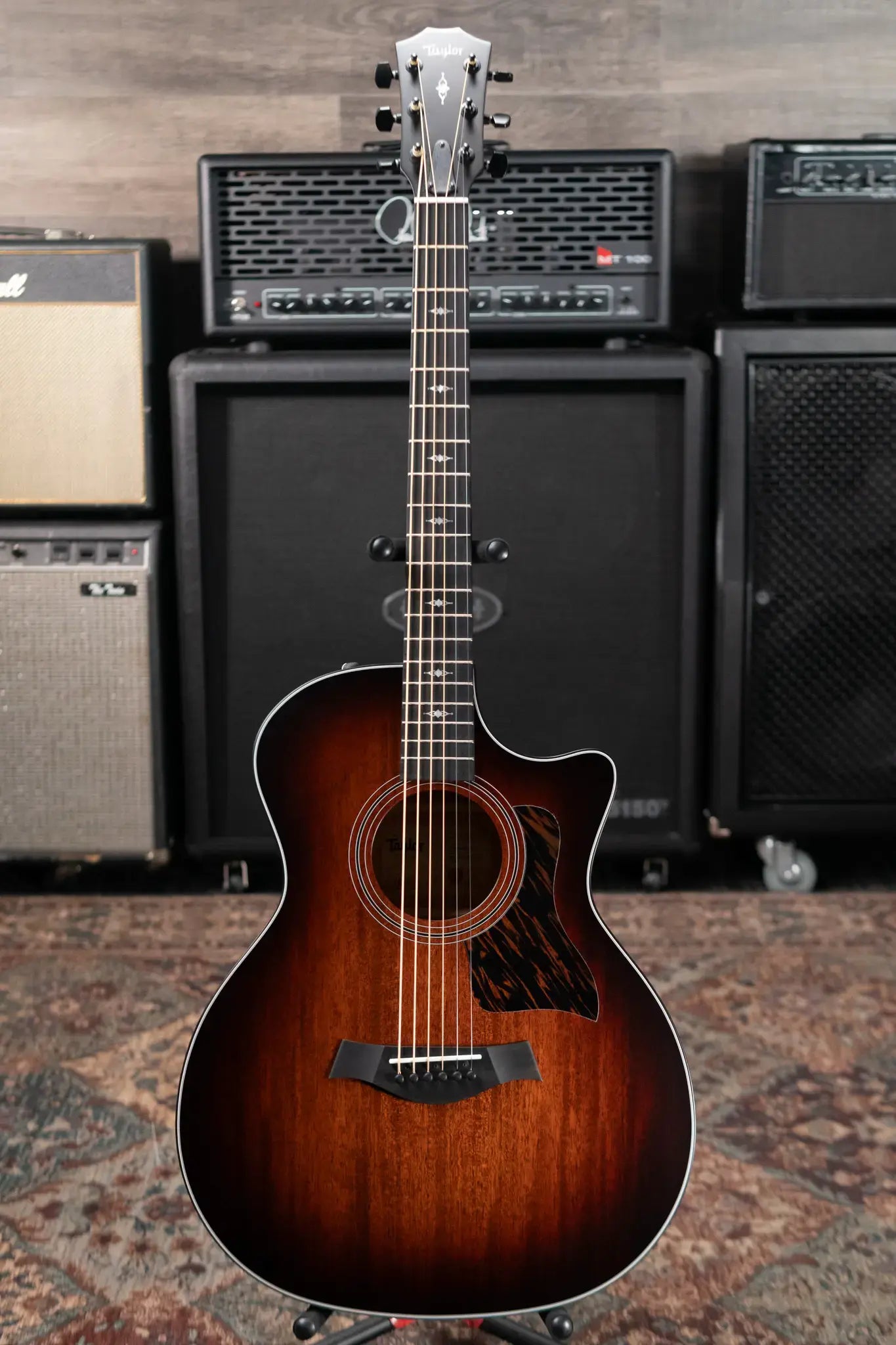 Taylor 324ce Baritone-6 LTD Grand Auditorium Acoustic/Electric Guitar with Hardshell Case