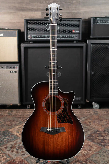 Taylor 324ce Baritone-6 LTD Grand Auditorium Acoustic/Electric Guitar with Hardshell Case